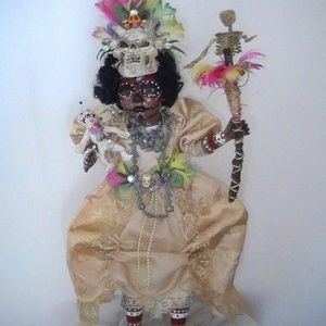 Authentic OOAK Voodoo Doll HIgh Priestess w pins